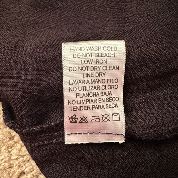 Linen Material Ruffled Crop Tank - Picture 2 of 4